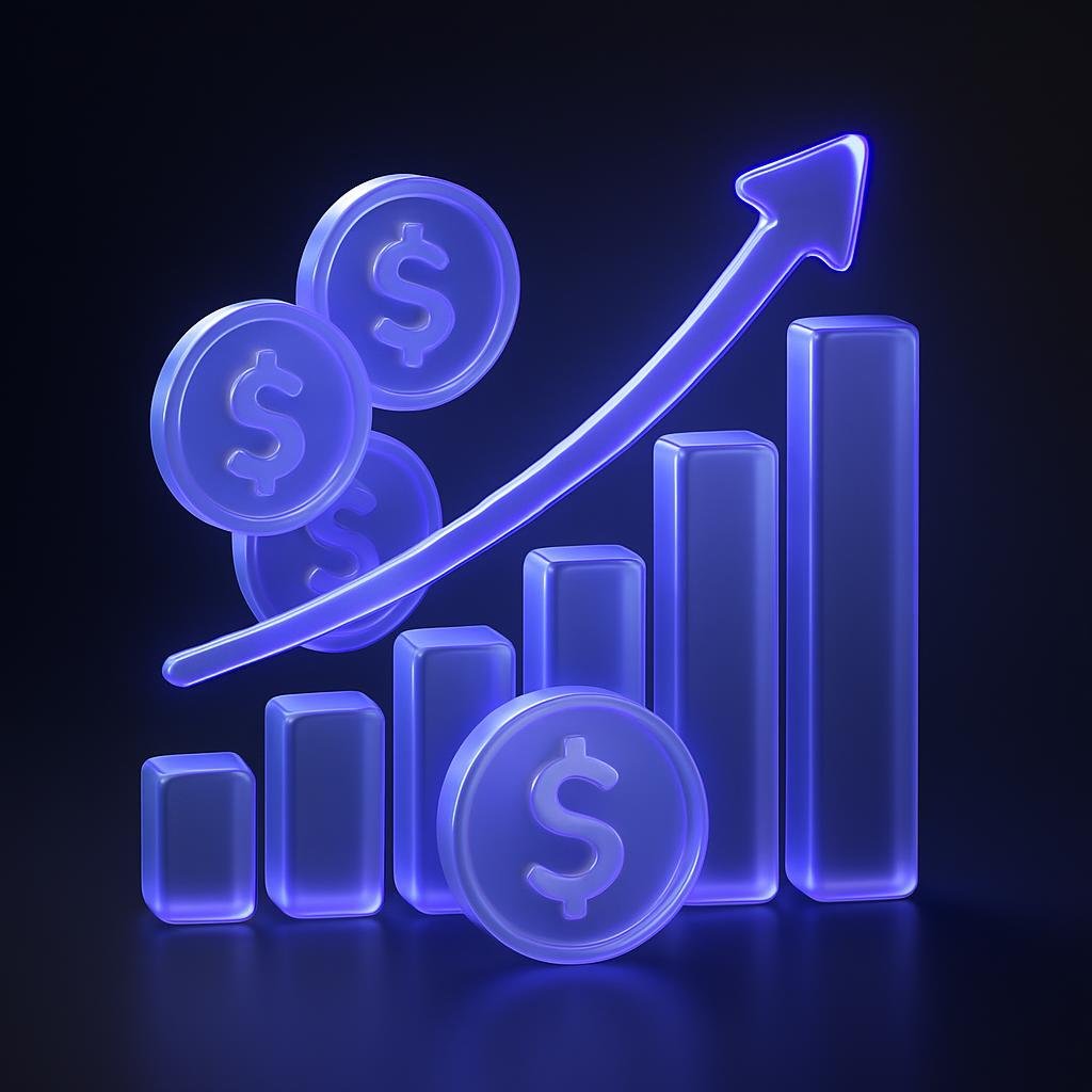 Visual of dollar-cost averaging concept