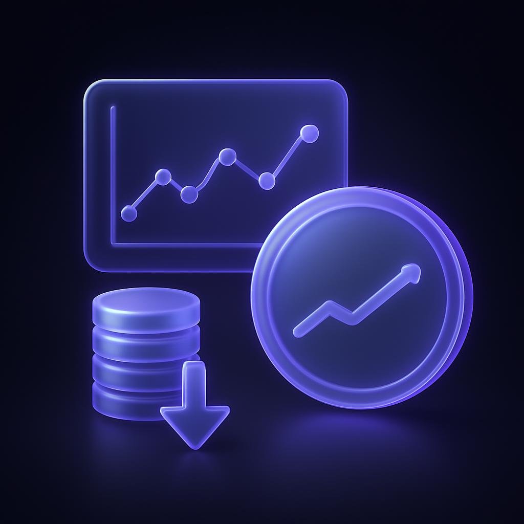 Visual representation of how DCA reduces average cost over time by buying more when prices are low.