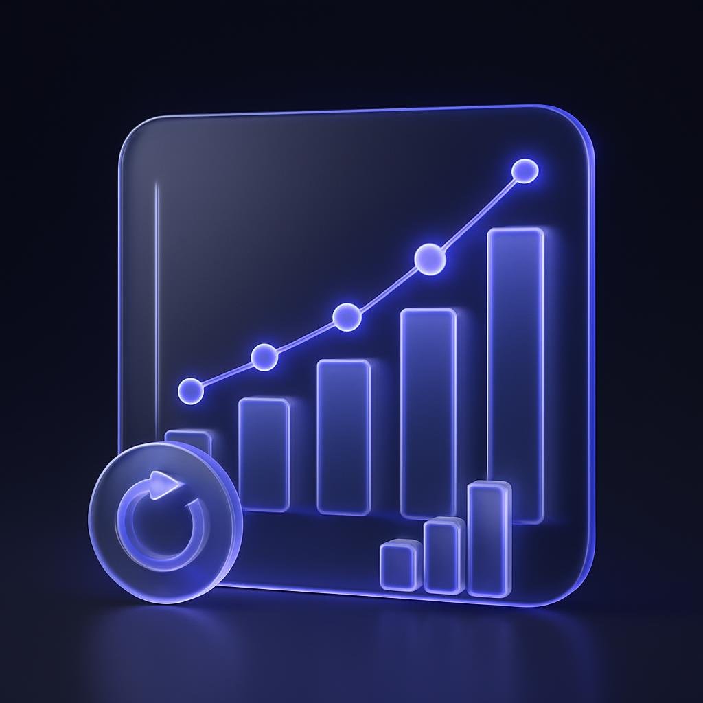 Graph or chart showing the impact of adjusting investment frequency on returns, using historical data.