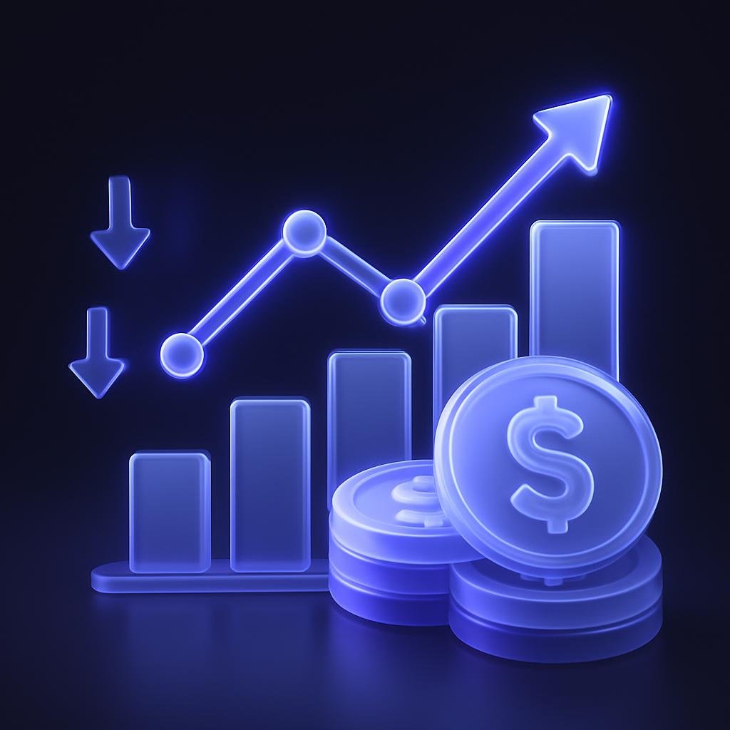 Illustration of dollar-cost averaging concept