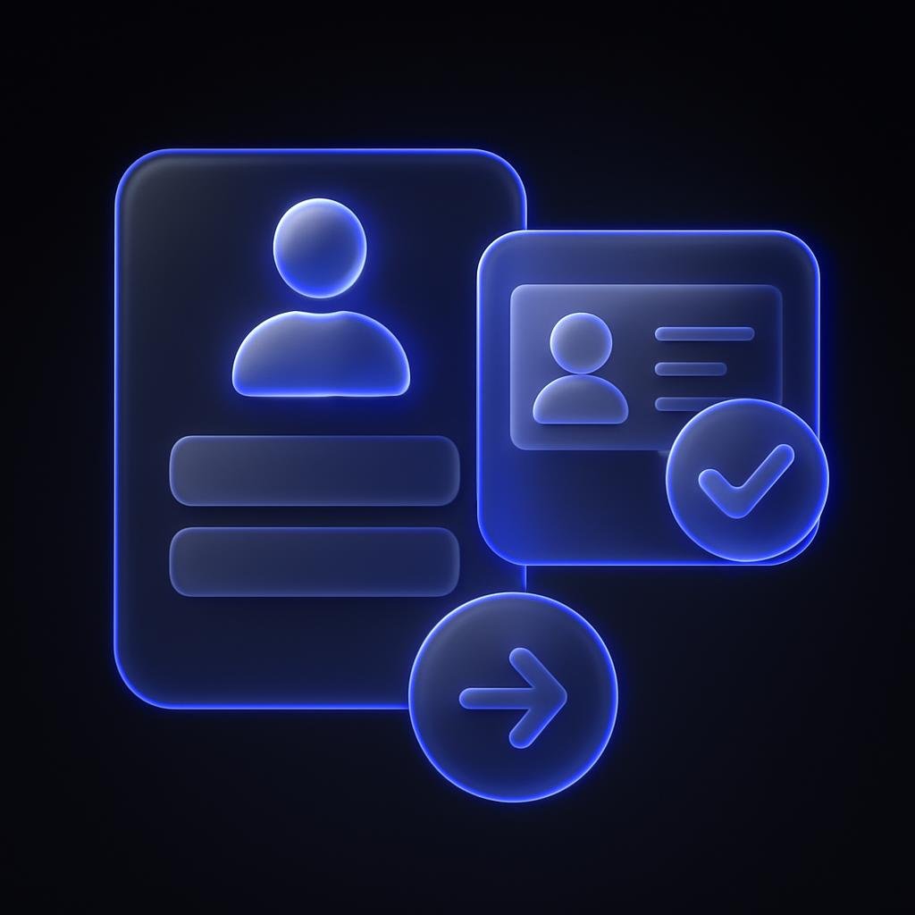 Visual guide showing the Bitunix account creation process, including KYC steps.