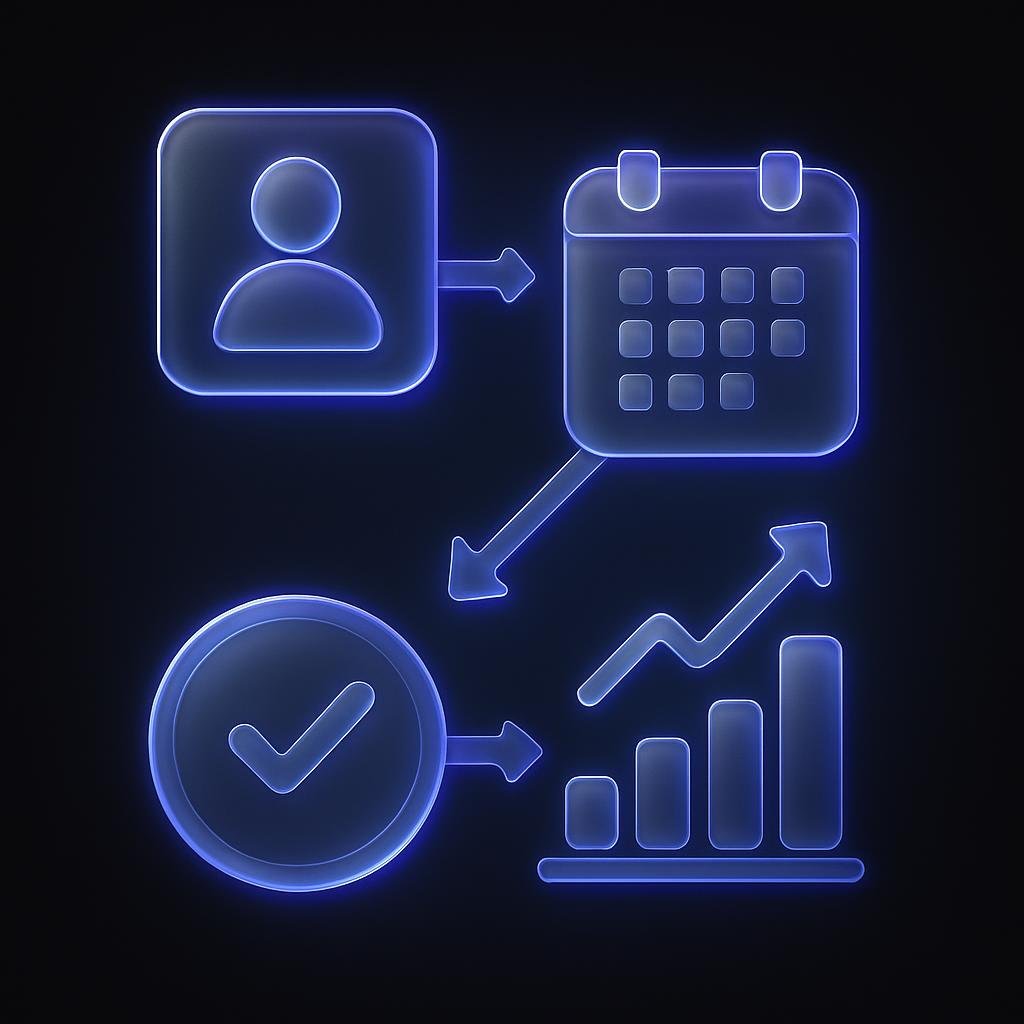 Flowchart of setting up an auto invest plan on Bitunix.