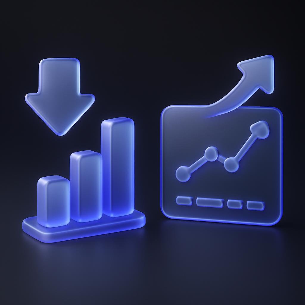 Visual comparison of passive vs active strategies
