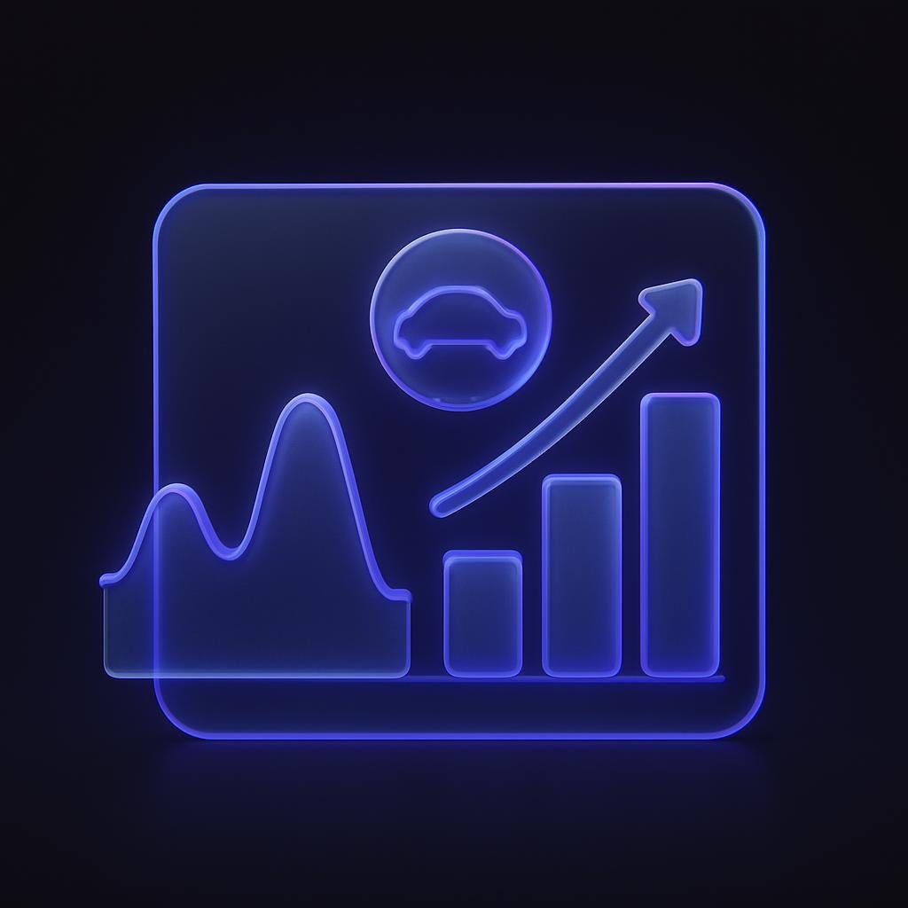 Visual representation of market volatility and how spot auto invest smooths out fluctuations.
