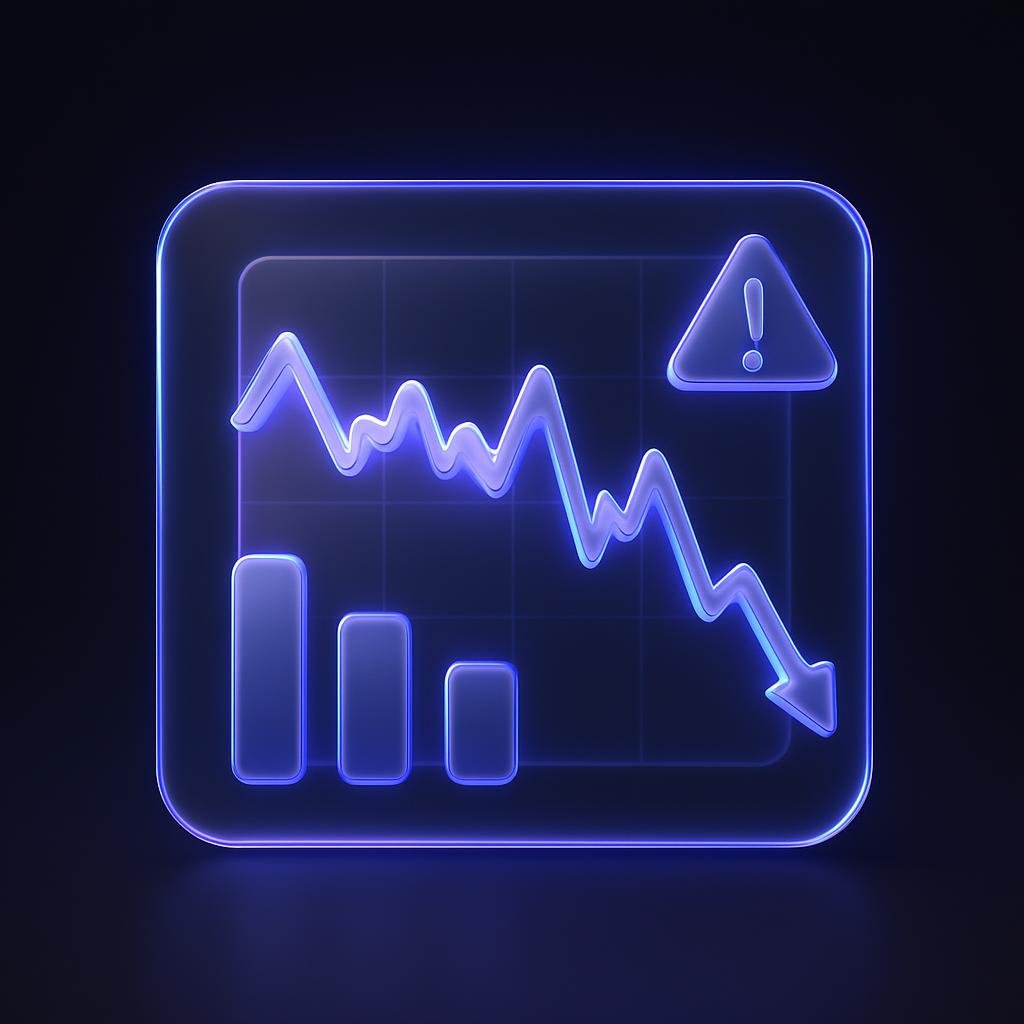 Visual representation of market volatility with a graph showing price fluctuations.
