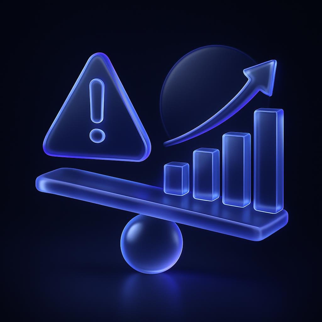 Visual representation of risk reduction and return optimization in a diversified portfolio.