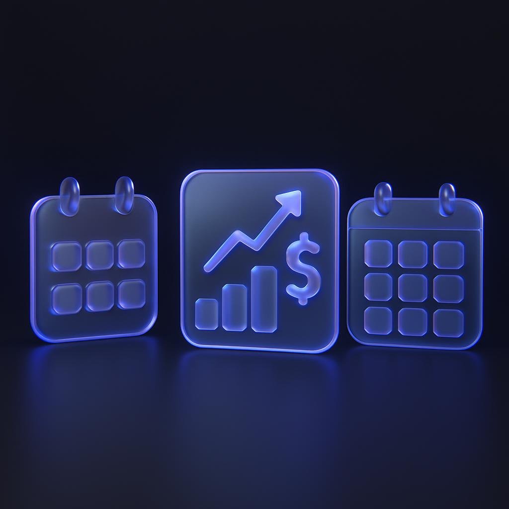 Visual comparison of daily, weekly, and monthly investment strategies.