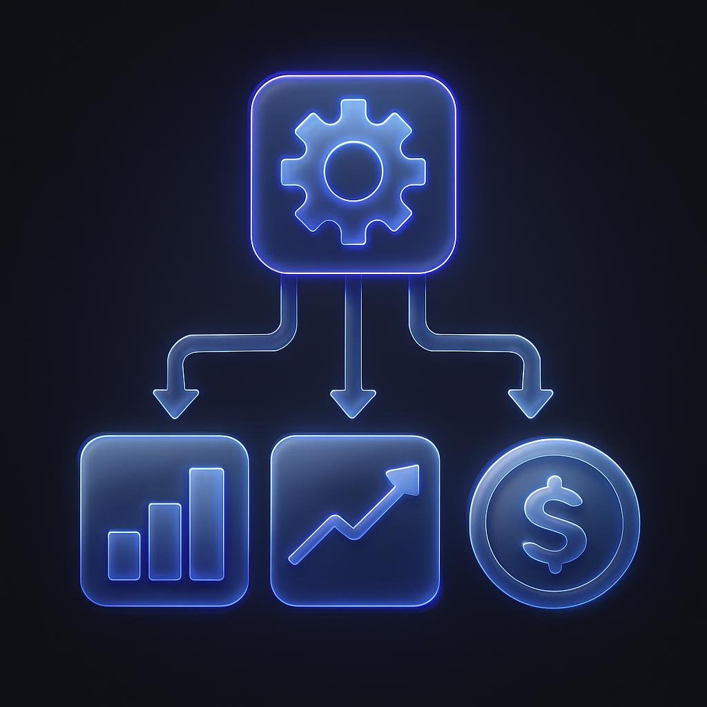 Illustrate the concept of automated investment strategies with a flowchart or diagram.