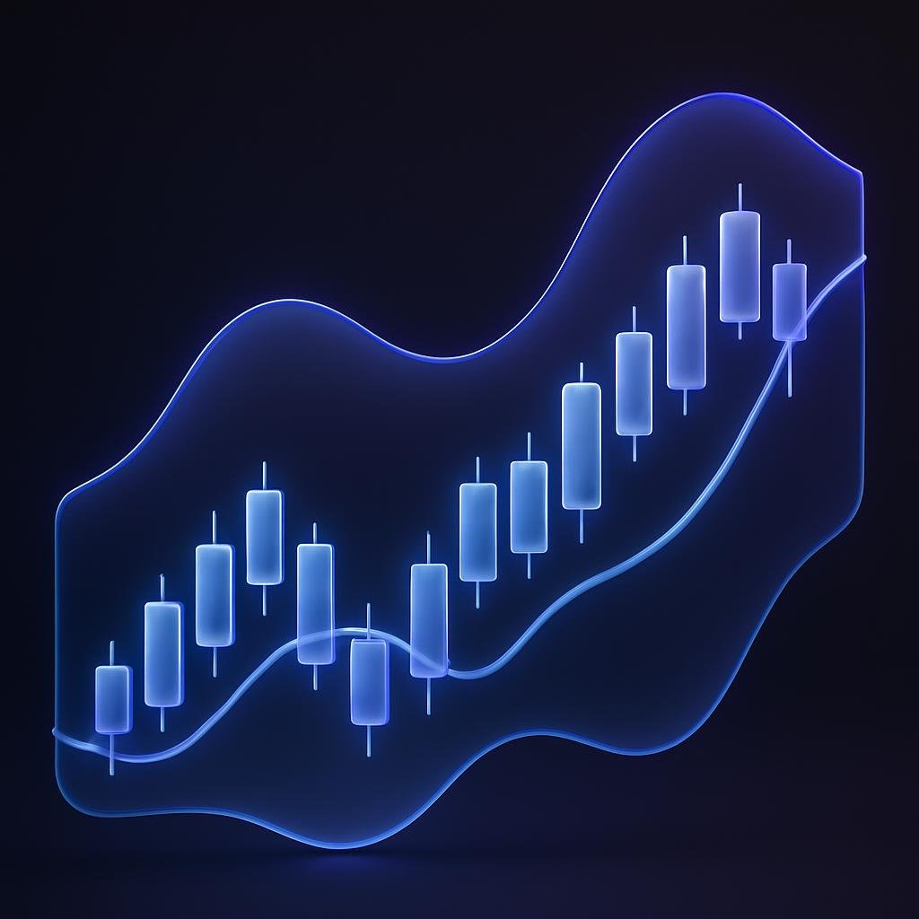 Visual representation of Bollinger Bands to aid in understanding market trends.
