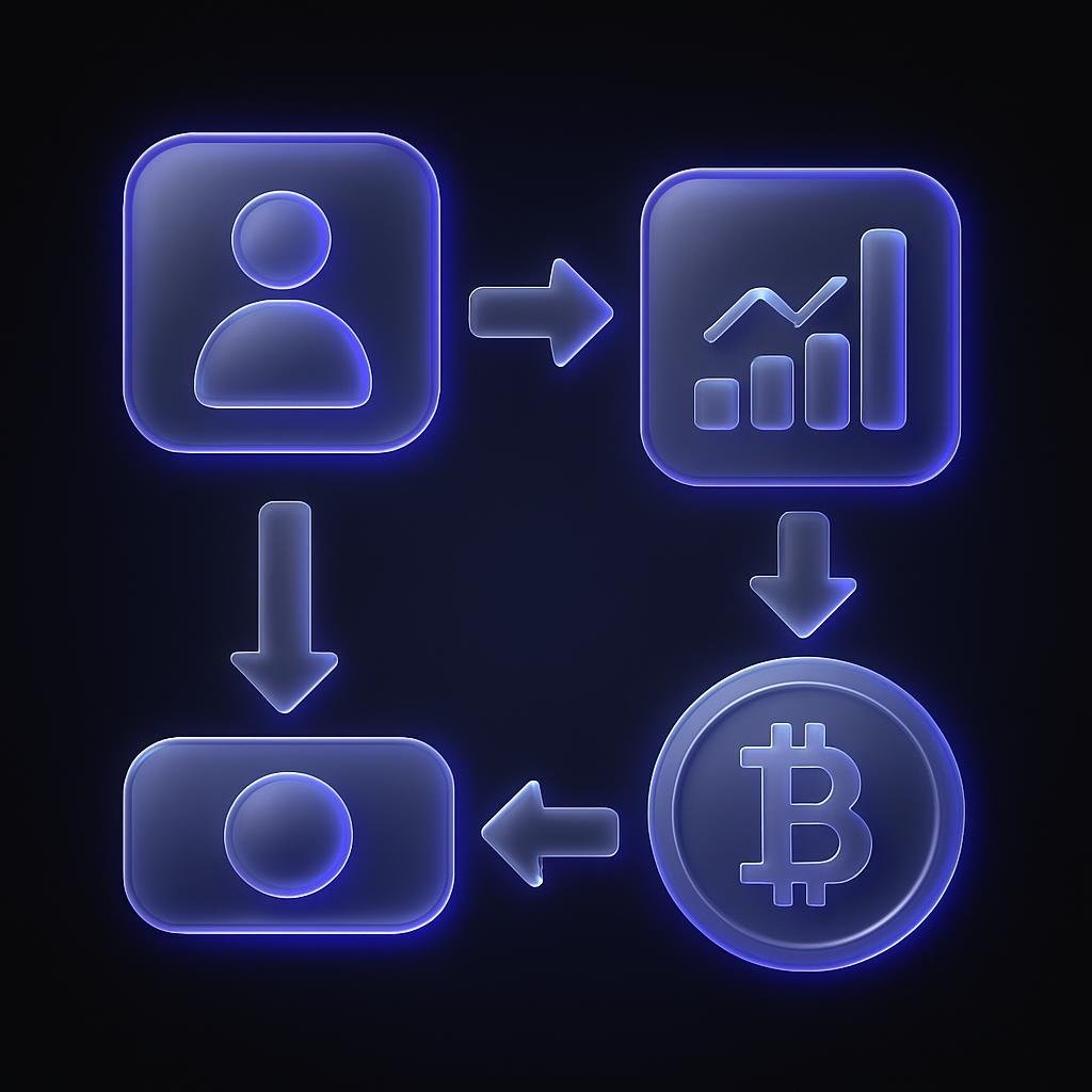 Flowchart of the spot auto invest process on Bitunix