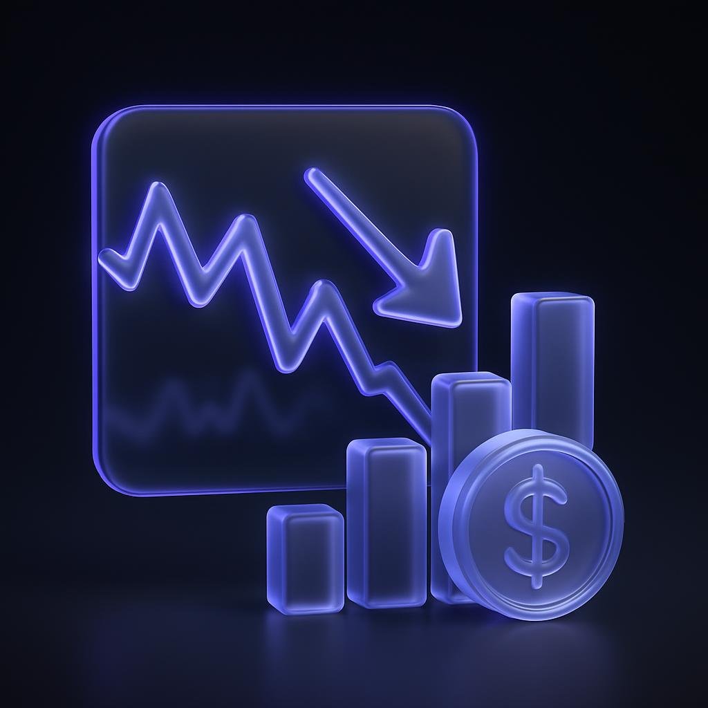 Visual representation of market volatility impact on investments.