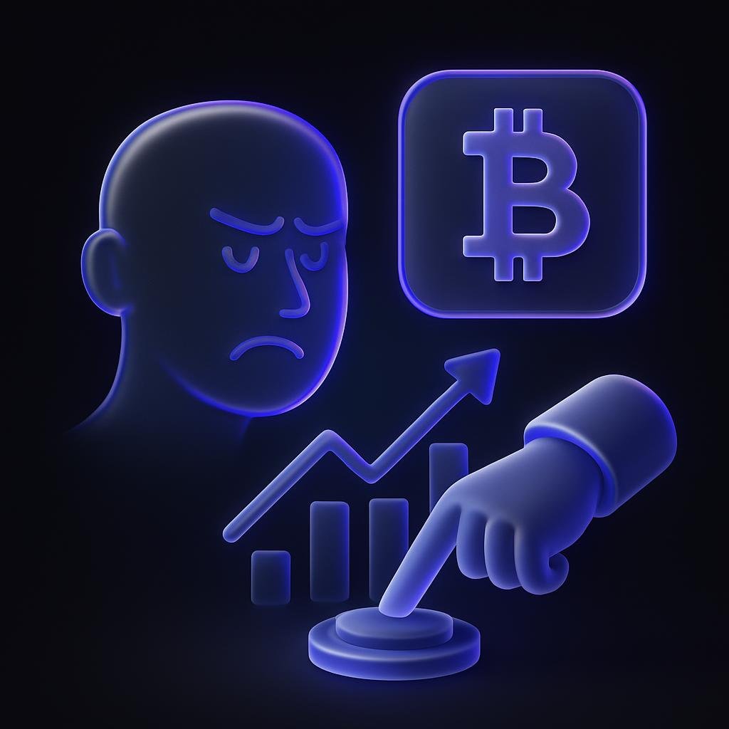 Illustrate the concept of automated crypto investing eliminating emotional trading.