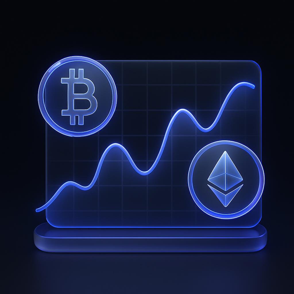 Chart showing Bitcoin-altcoin correlation trends over time.