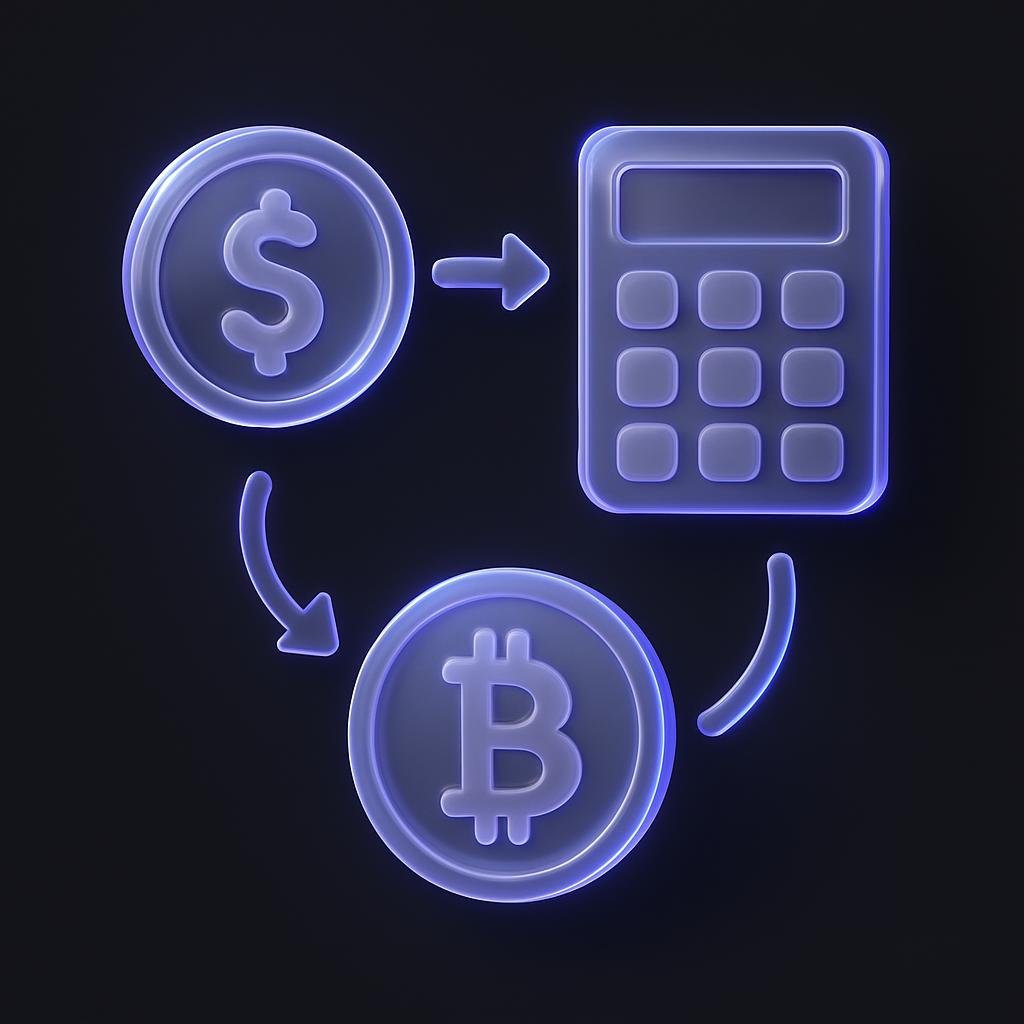Show a step-by-step diagram on how to use the DCA calculator effectively.