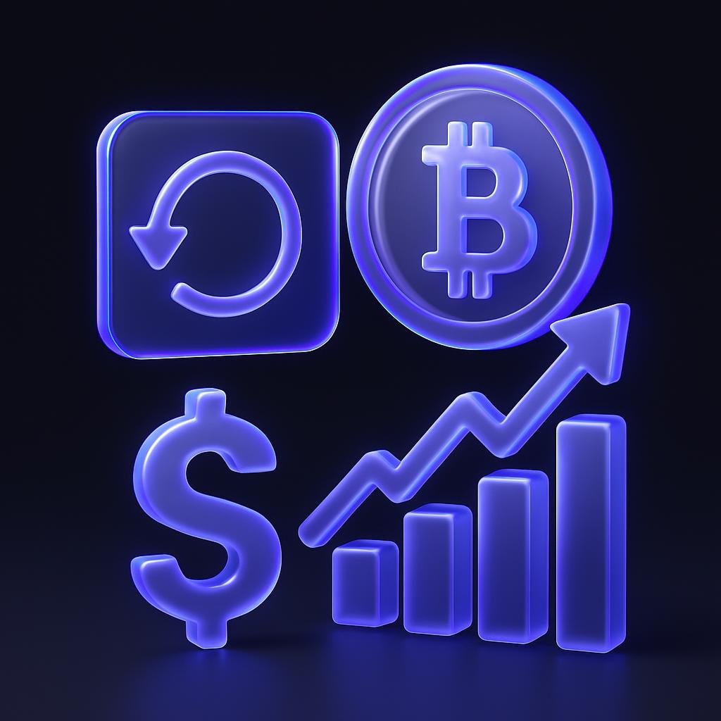 Illustrate the concept of spot auto invest crypto and dollar-cost averaging.