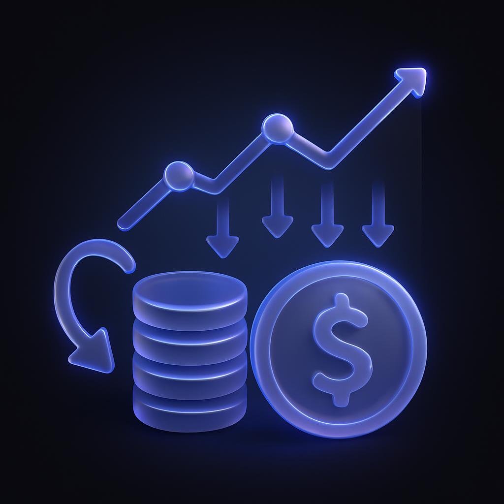 Diagram of Dollar-Cost Averaging strategy.