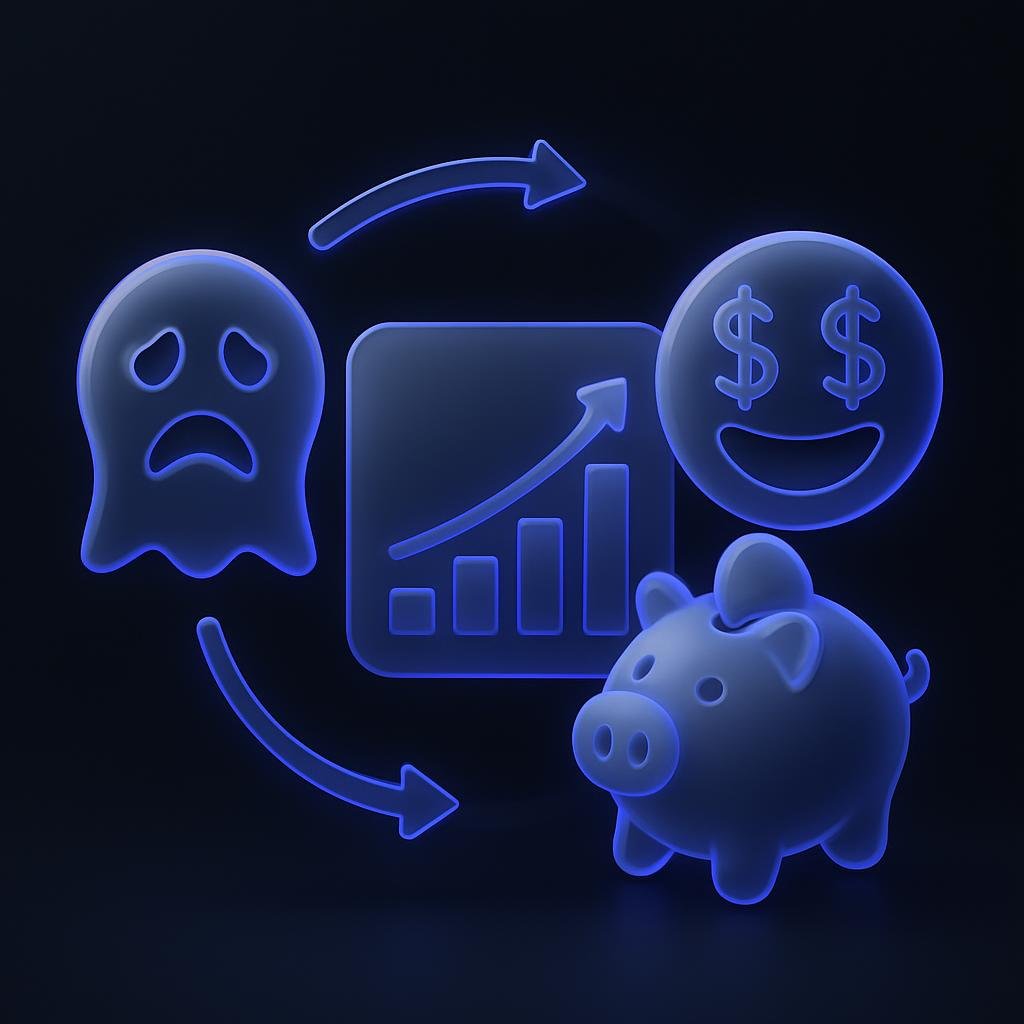 Illustrate emotional trading effects with fear and greed cycle.