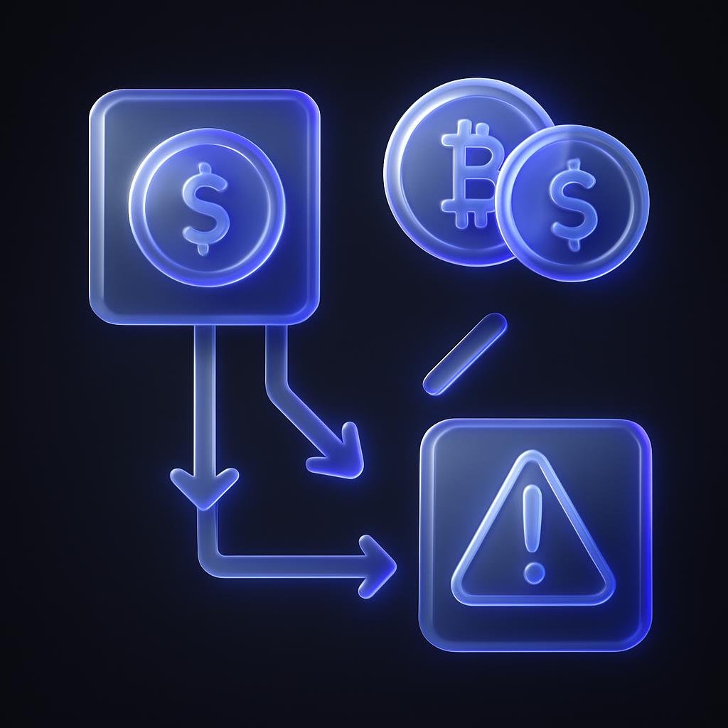 Illustrate exchange insolvency risks with a flowchart or diagram.