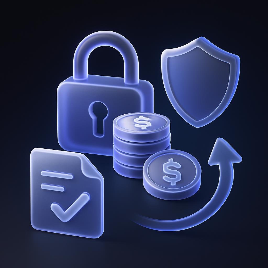 Diagram showing strategies to protect assets during withdrawal freezes.