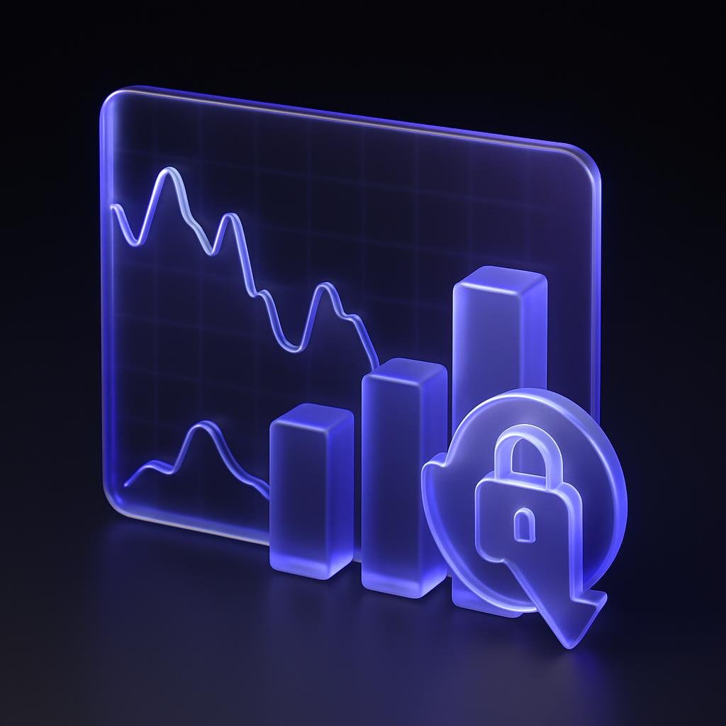 Graph showing market volatility and its impact on liquidation.