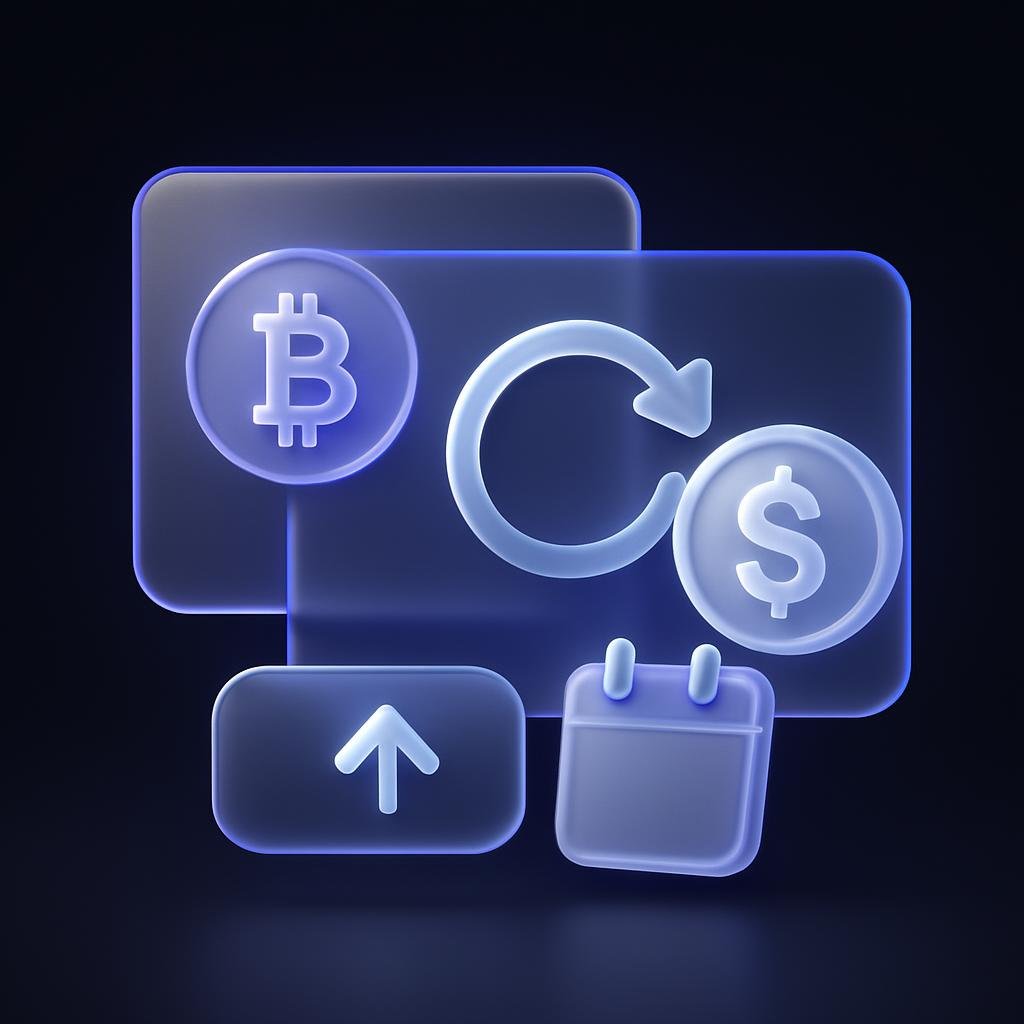 Step-by-step visual guide for setting up recurring investment on Bitunix to enhance user understanding.