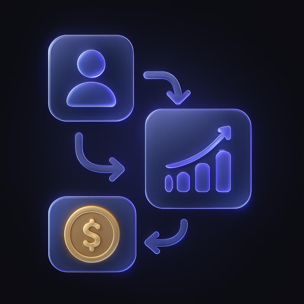 Flowchart of the step-by-step process for setting up Spot Auto Invest.