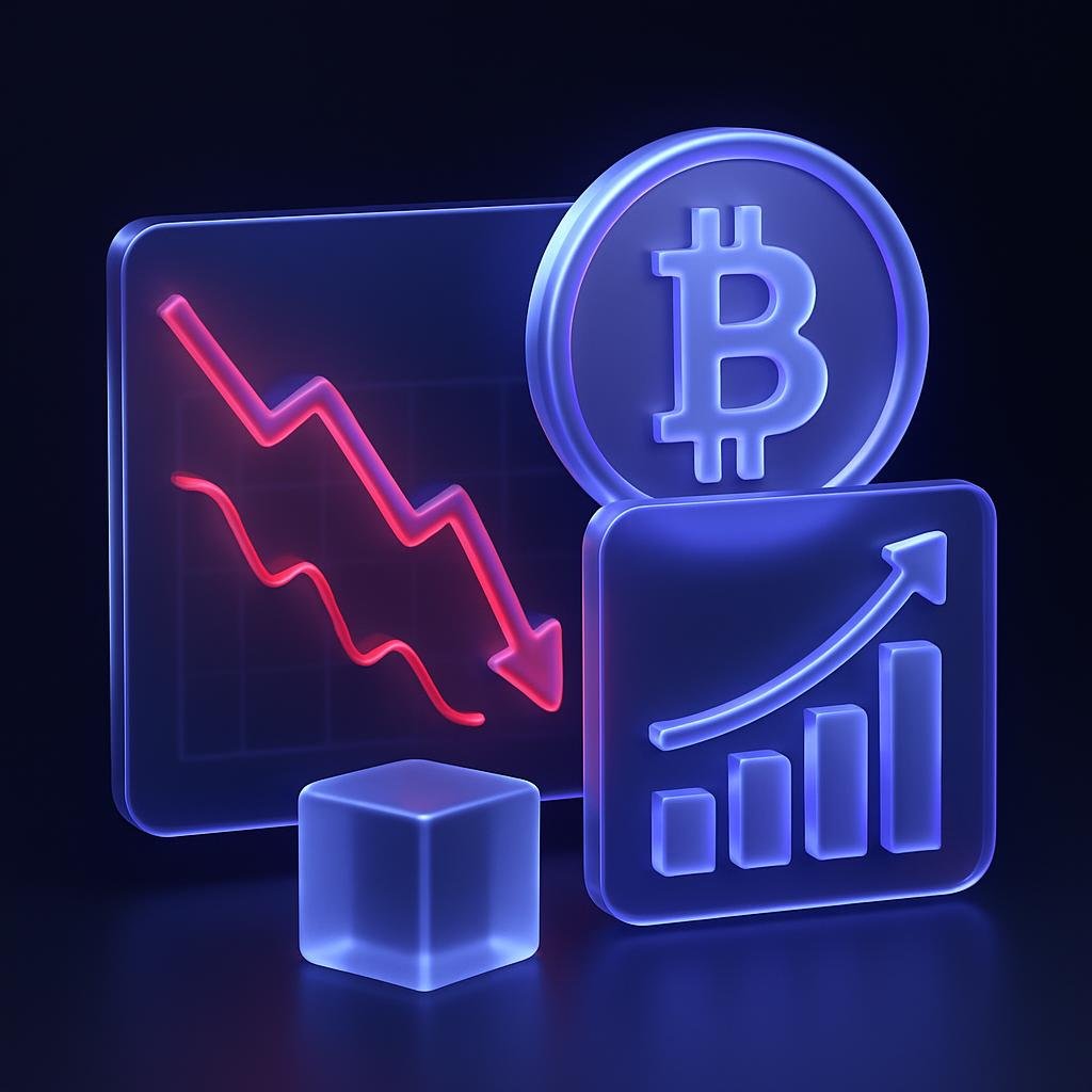 Illustrate Bitunix's response during the February 2026 crash with visual of market crash and stability