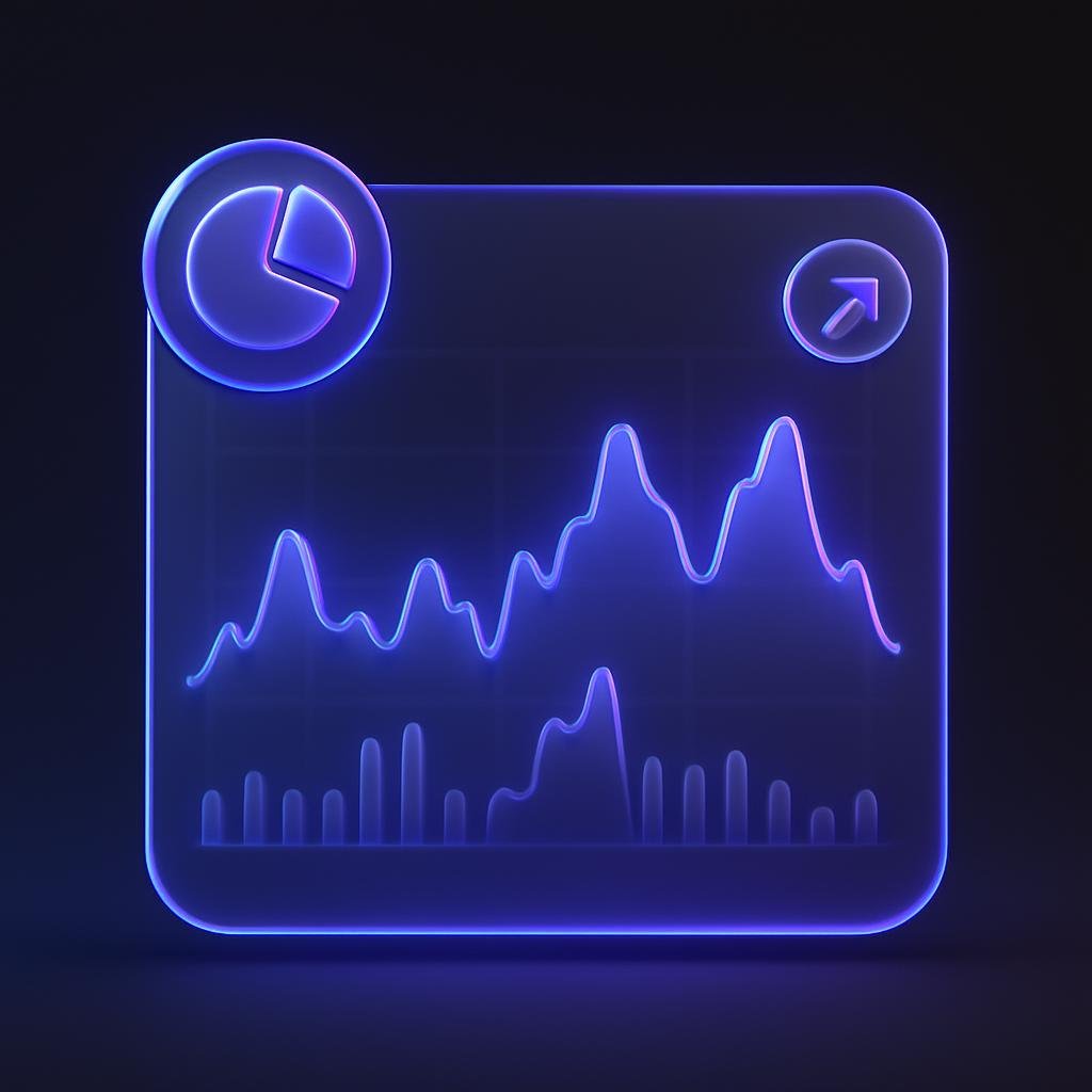 Illustrate market volatility in February 2026 with a graph showing exchange performance.