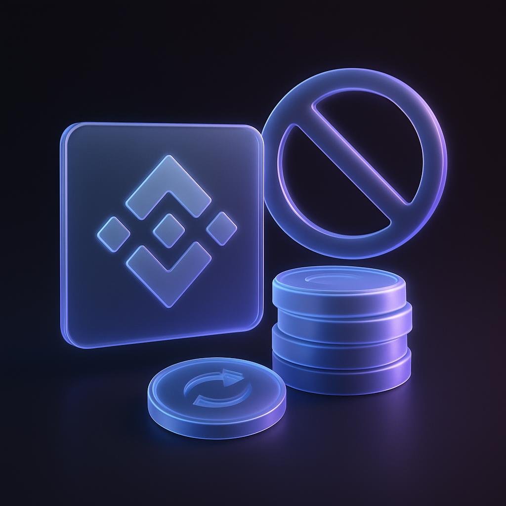 Diagram showing the temporary withdrawal halt at Binance.