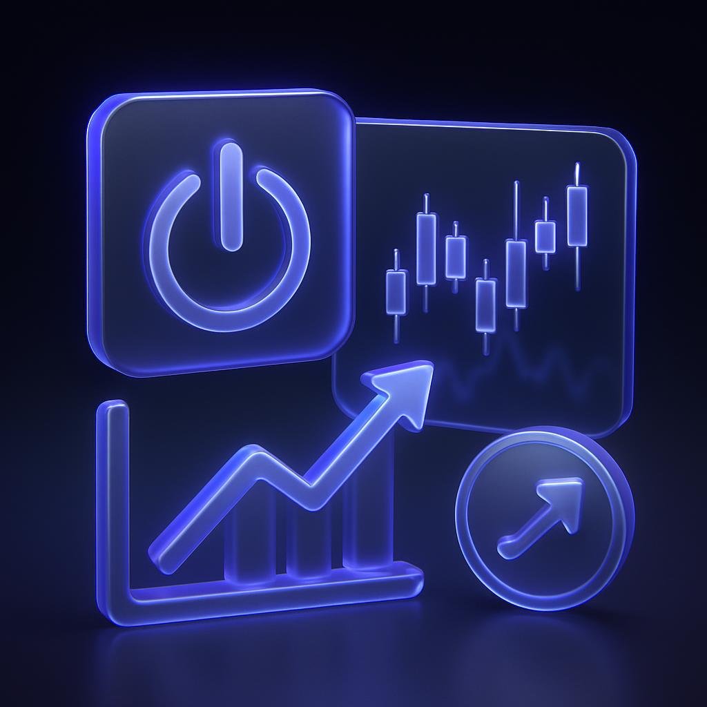 Infographic showing the importance of high uptime during volatile market conditions.