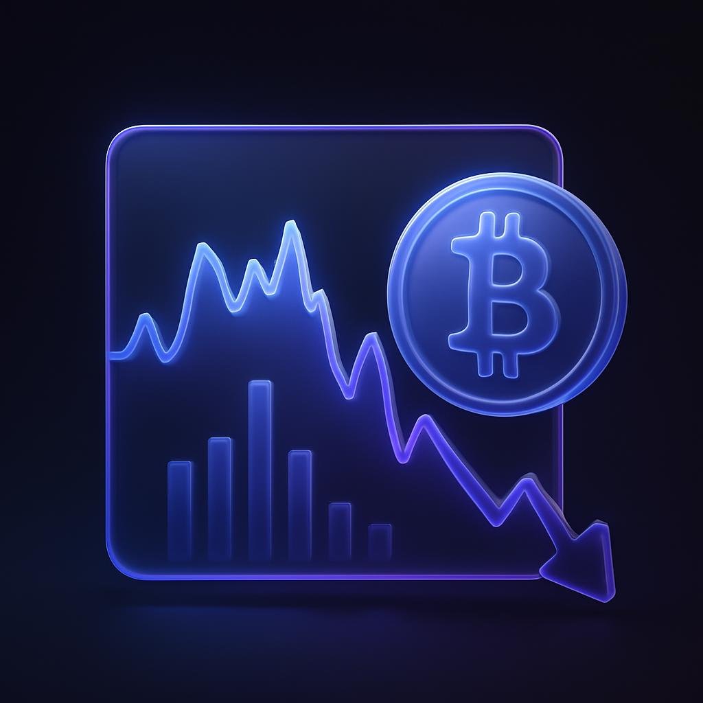 Illustrate market volatility with a graph showing cryptocurrency price fluctuations.