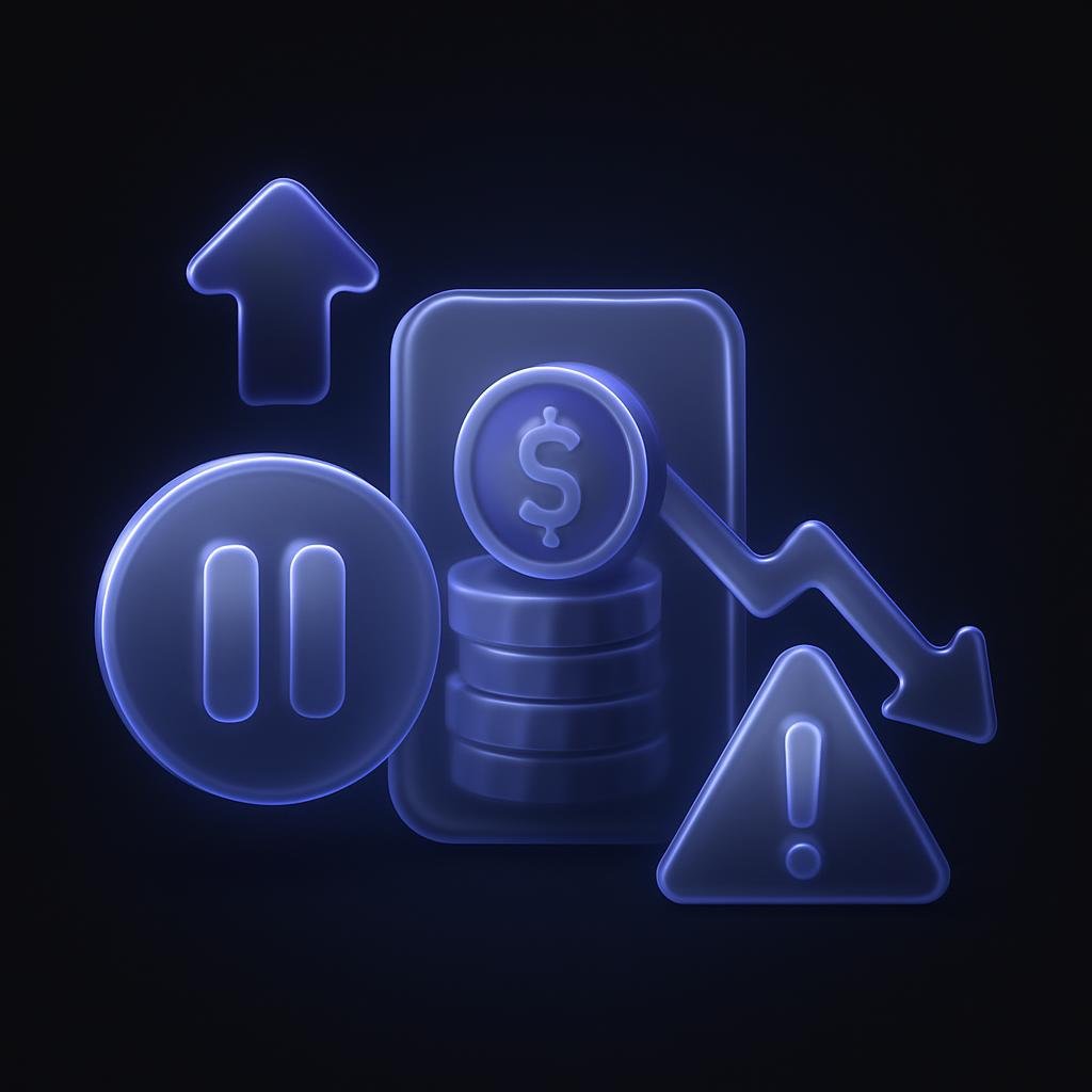 Diagram of a liquidity crunch scenario to explain the consequences of paused withdrawals.