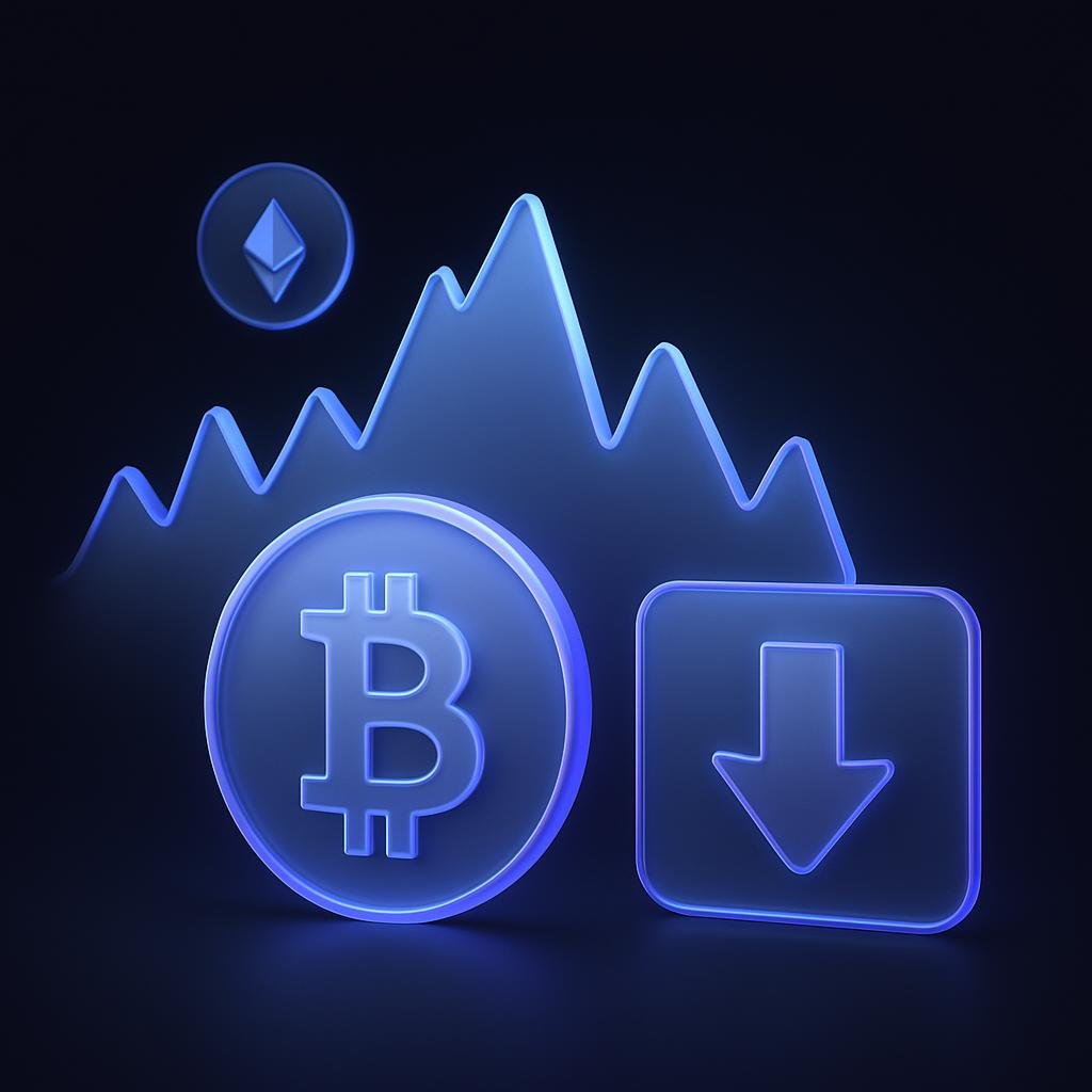 Illustrate the volatility of the cryptocurrency market in February 2026.