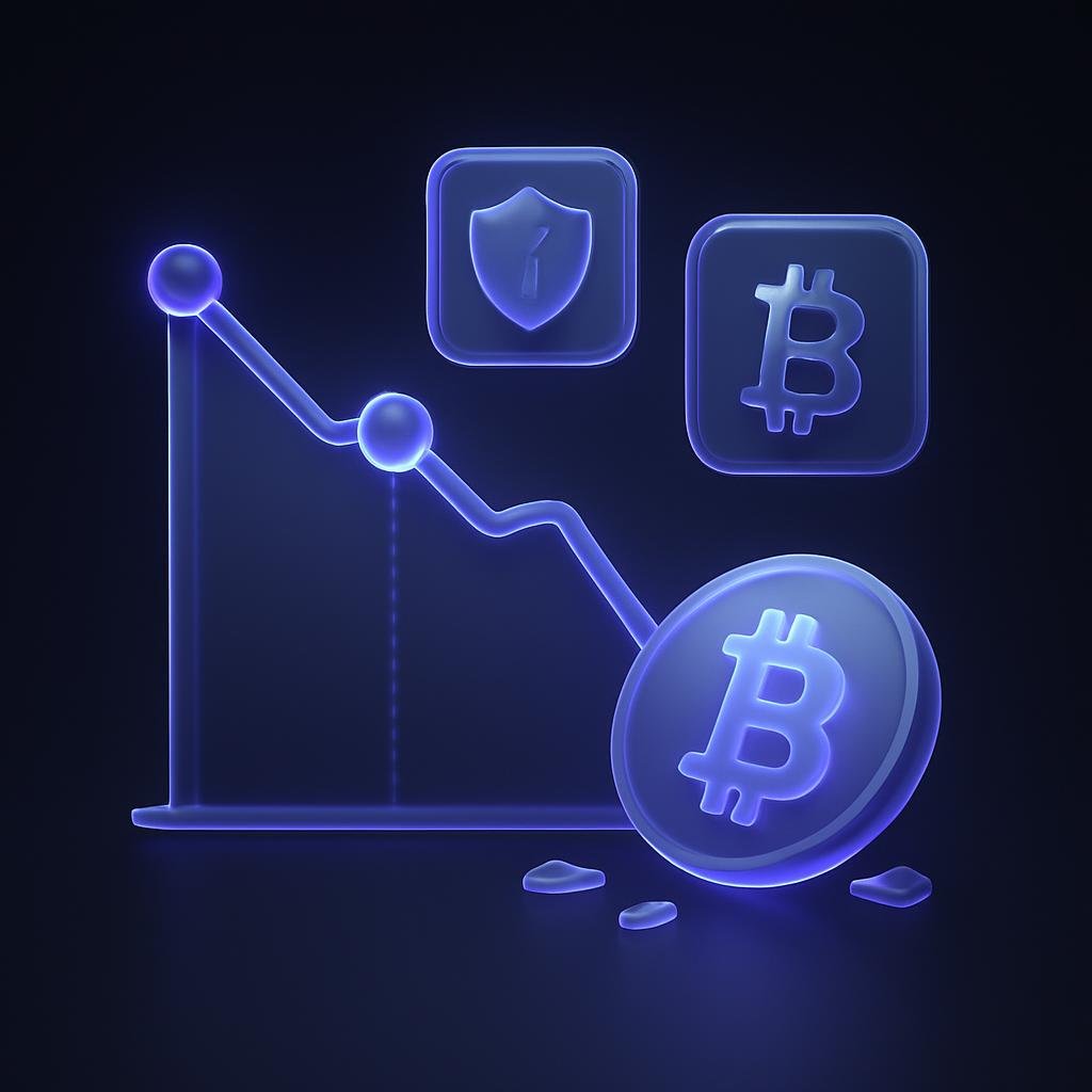 Visualize the mega crypto crash with a timeline or graph of key events and market reactions.