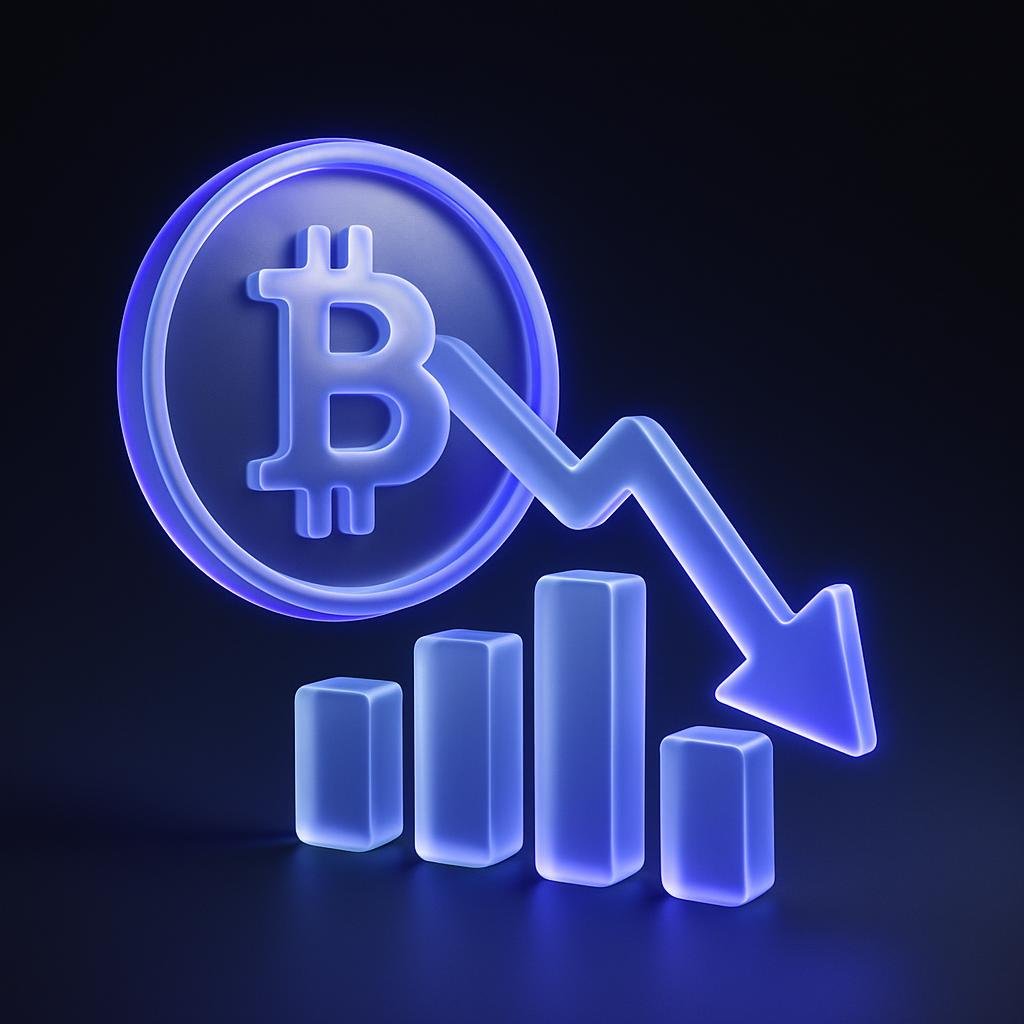 Illustrate the Bitcoin price drop from $126,000 to highlight the crash severity.