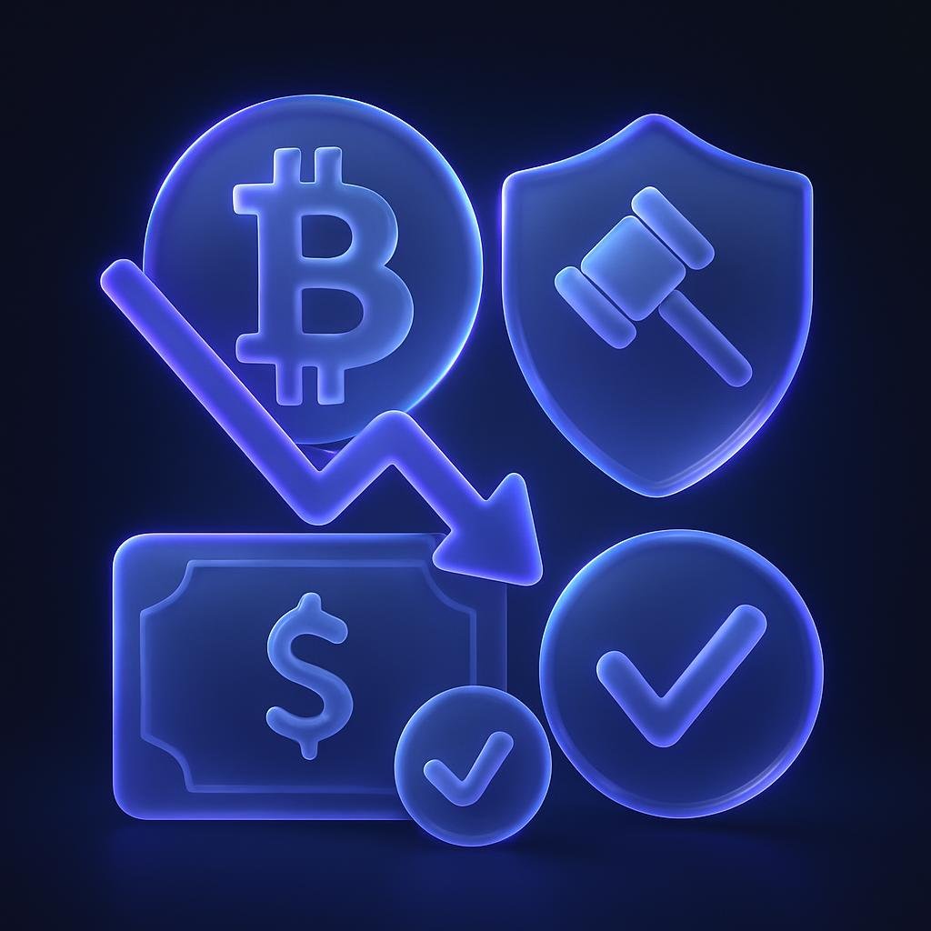 Visualize the causes of the mega crypto crash with an infographic listing the key factors.