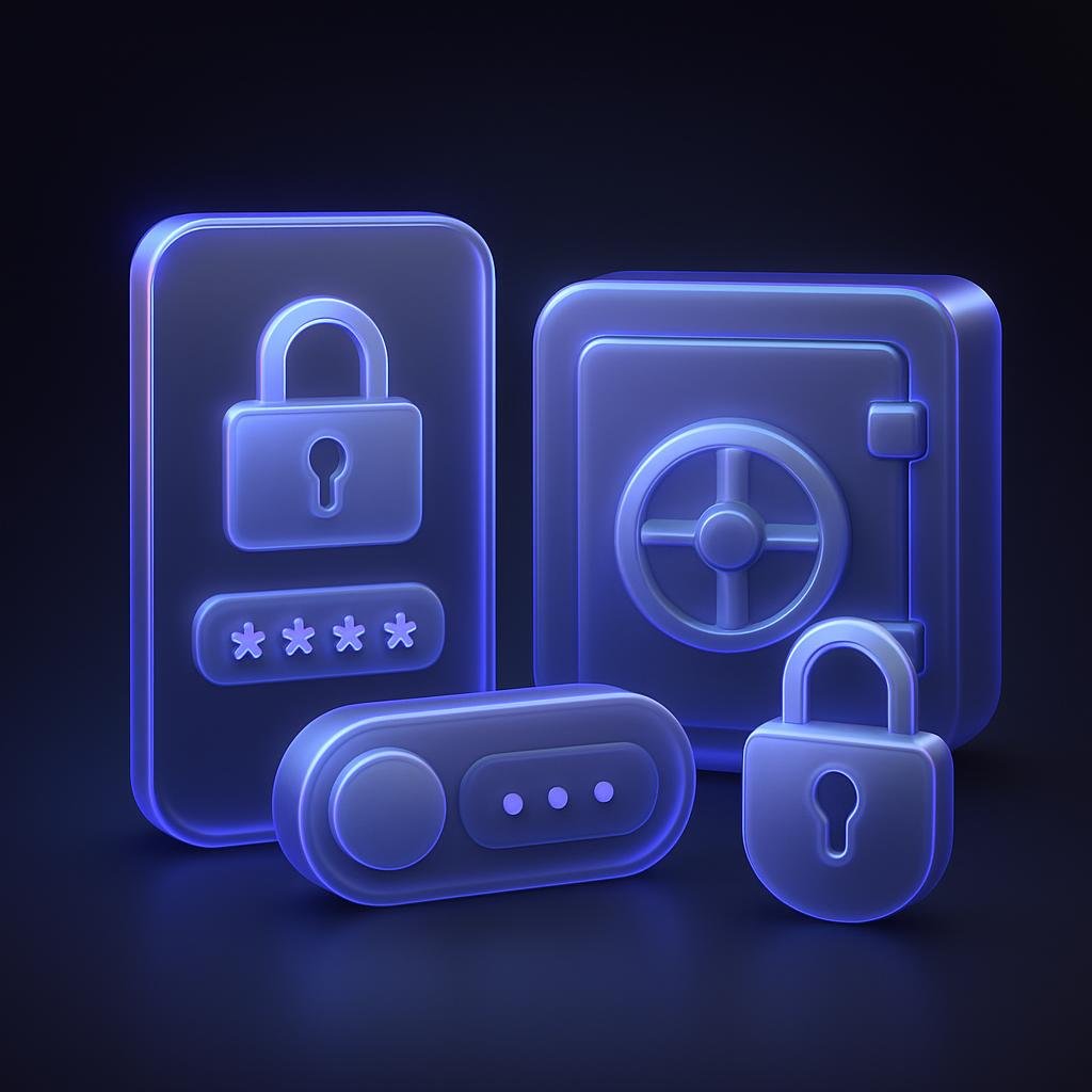 Visual representation of 2FA and cold storage mechanisms.