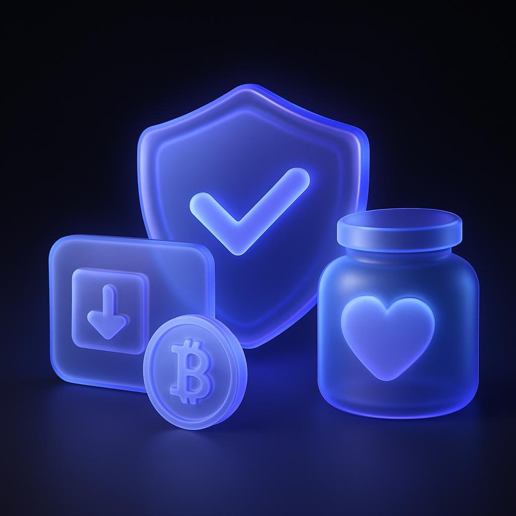 Visual representation of Bitunix's safety features, including withdrawal access, care fund, and risk management.