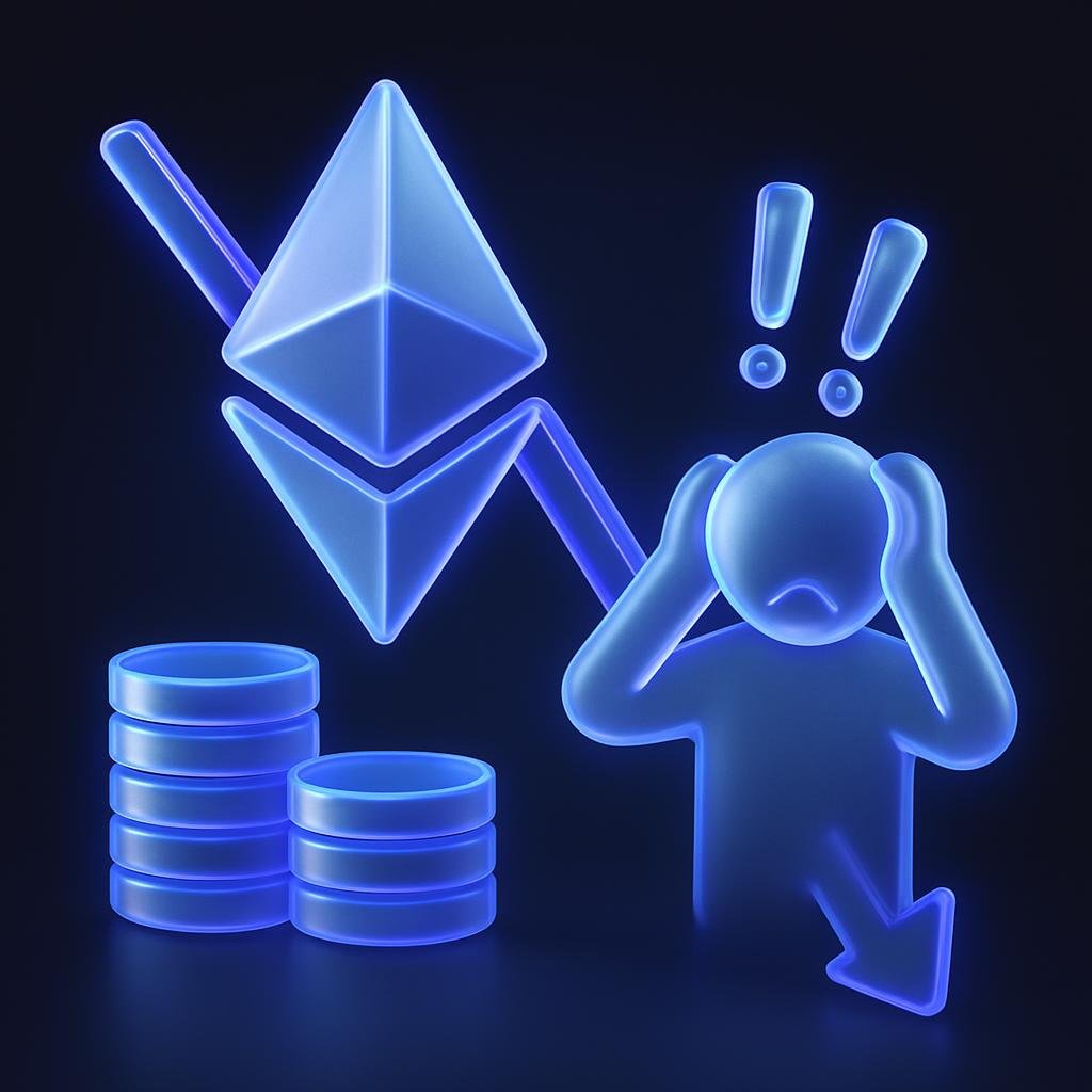 Illustrate the concept of ETH crash and panic selling.