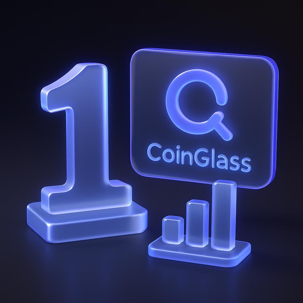 Illustrate Bitunix's rank and trading volume on CoinGlass.