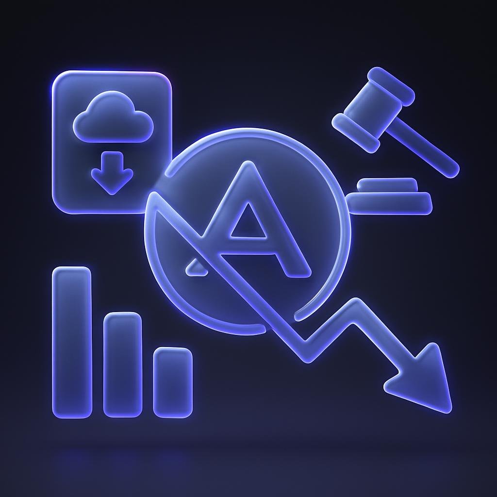 Diagram of factors causing the altcoin crash.