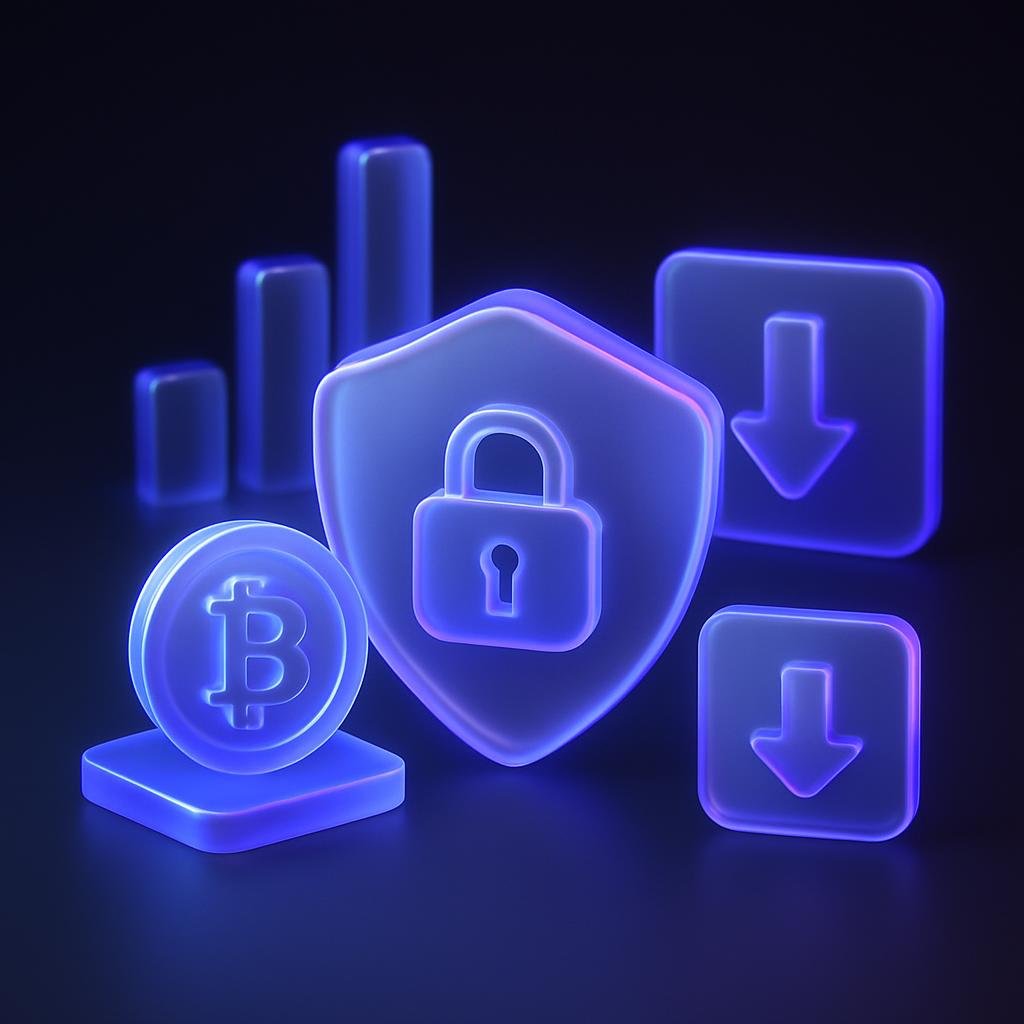 Illustration of Bitunix's security infrastructure during Bitcoin ETF outflows.