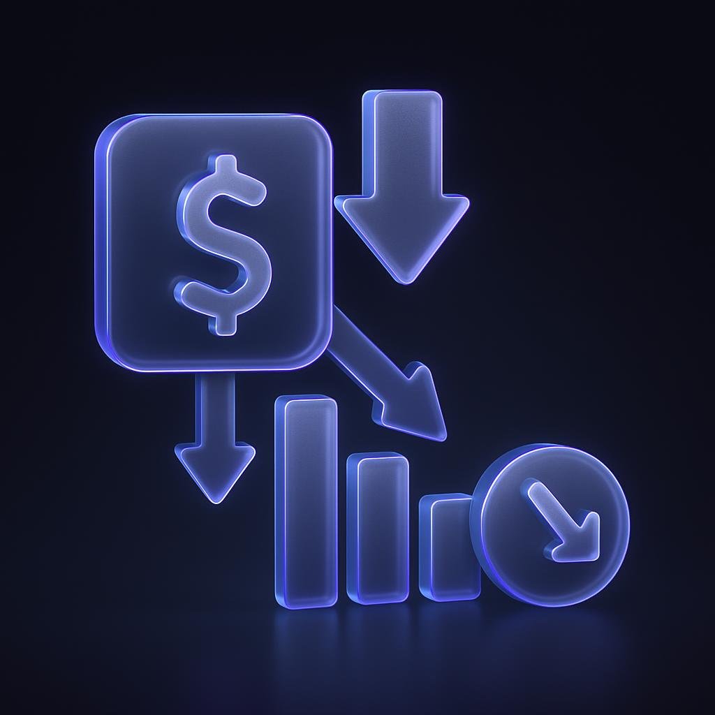 Visual representation of a liquidation cascade process.