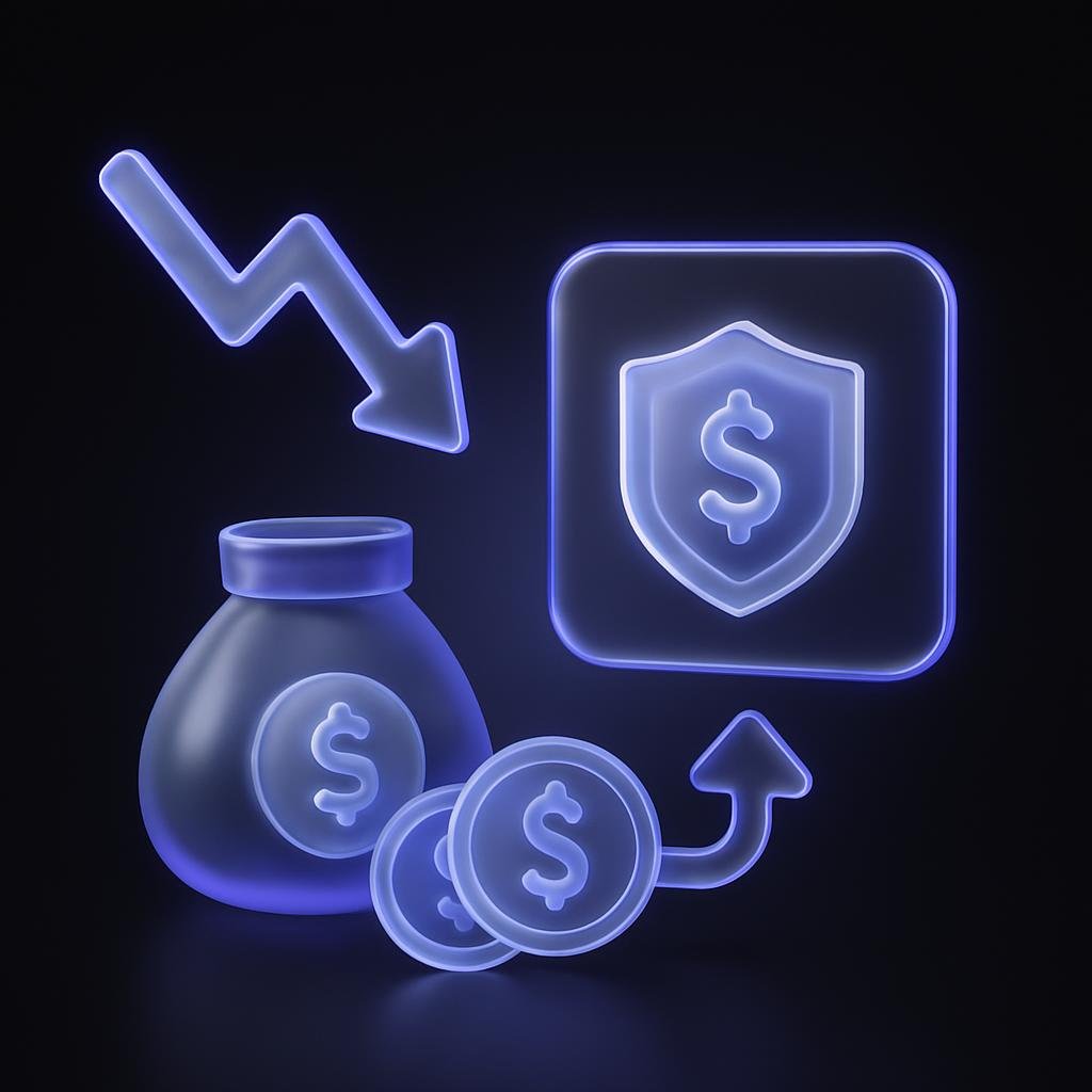 Diagram showing Bitunix's Care Fund mechanism during market volatility.