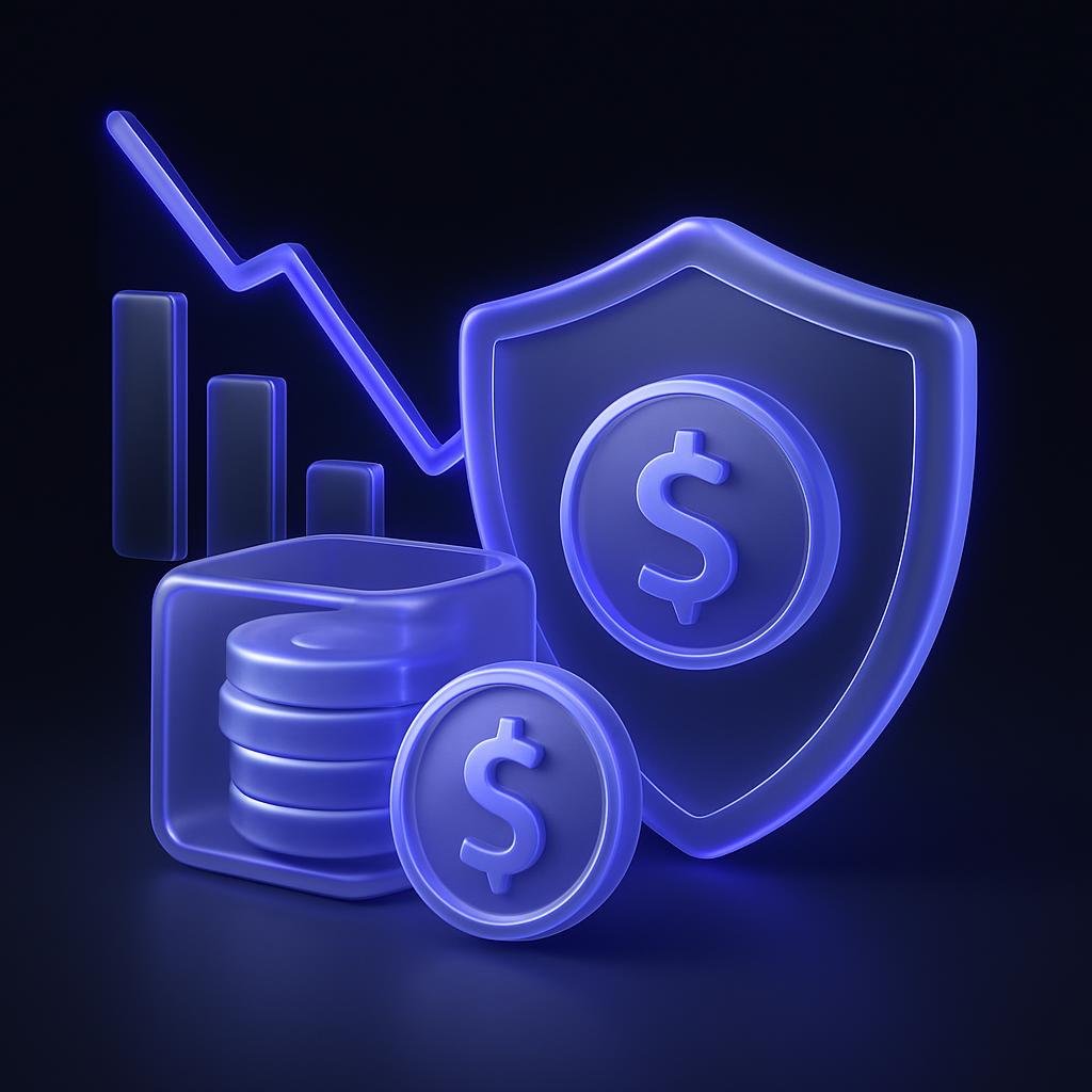 Graphical depiction of the Bitunix Care Fund's role during the market crash.