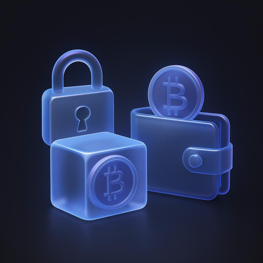 Diagram illustrating cold storage and hot wallet practices