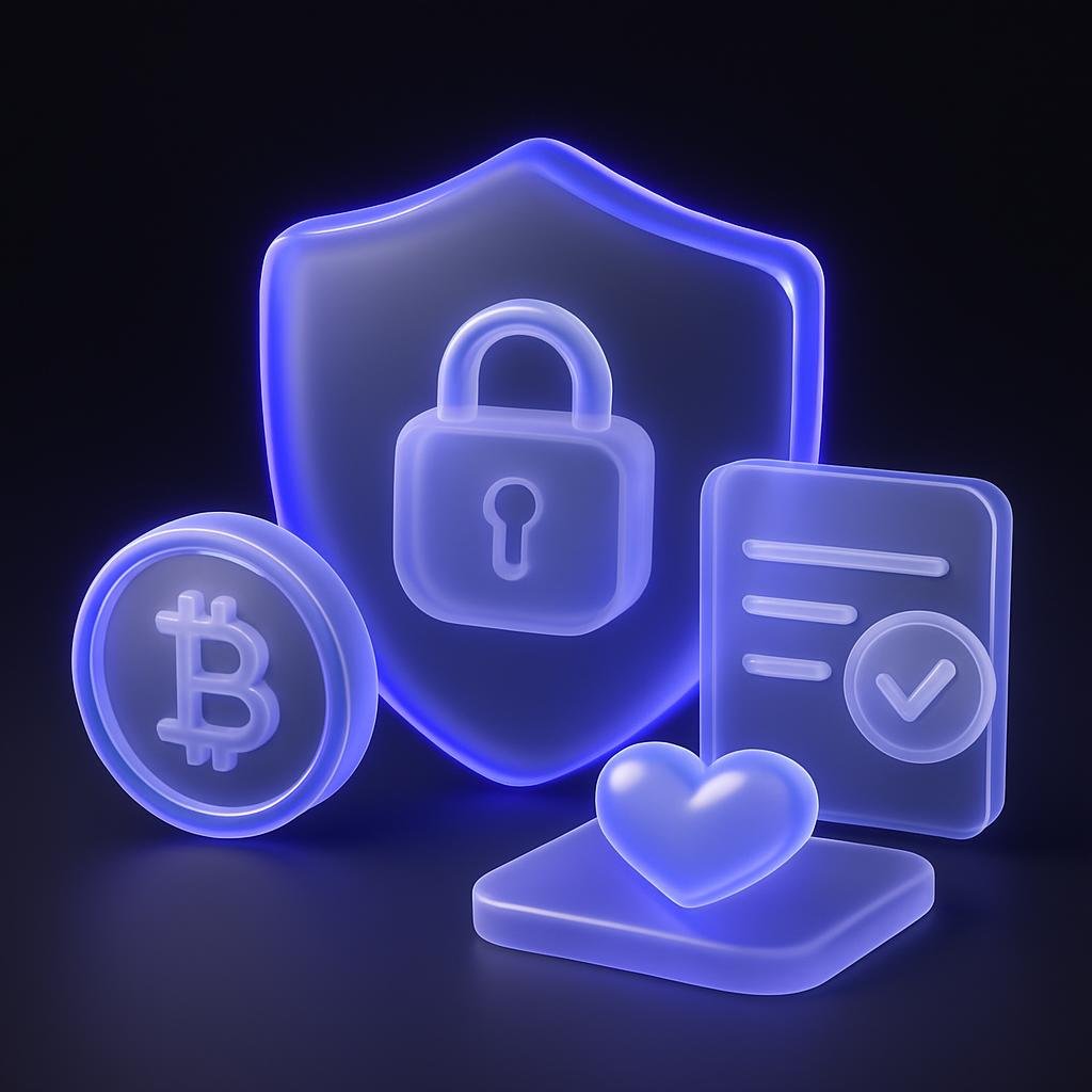 Visual representation of Bitunix's security measures and features like the Bitunix Care Fund.