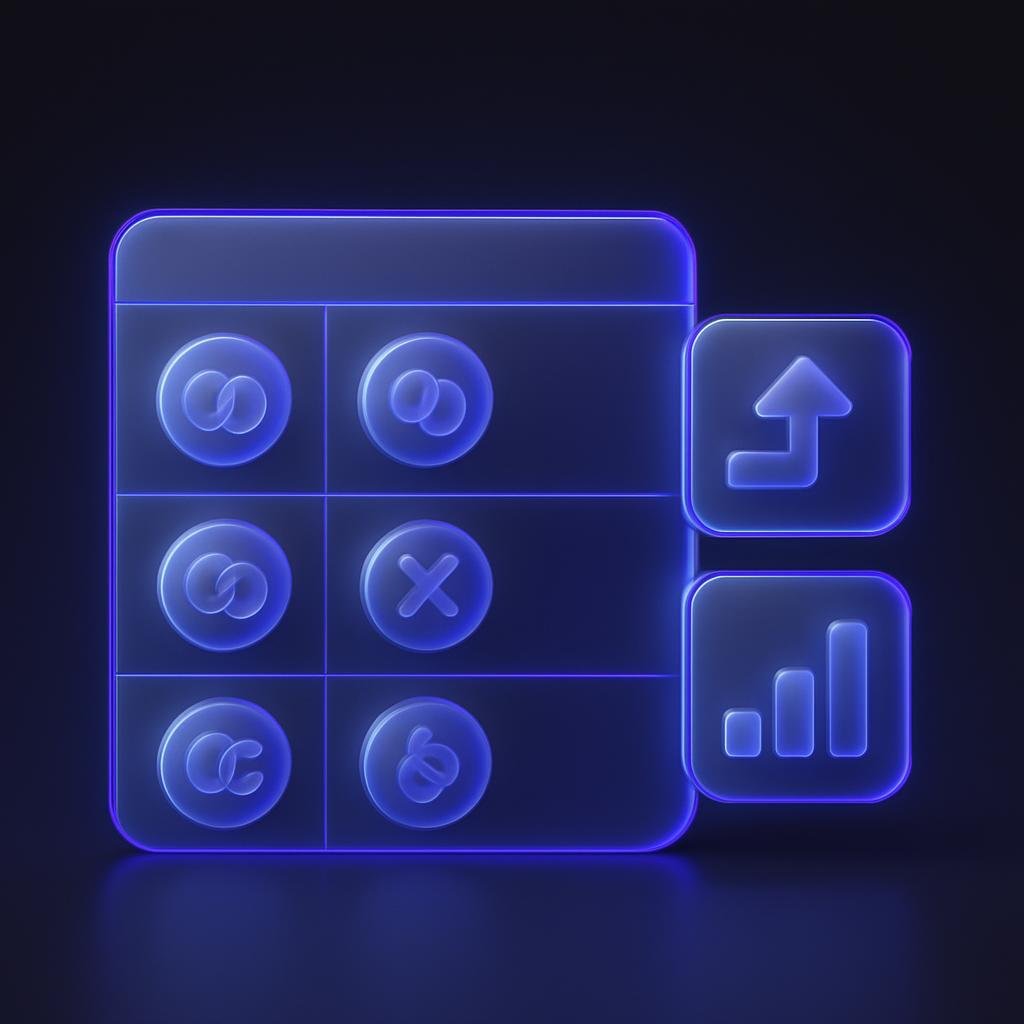 Table of trading pairs and leverage options.