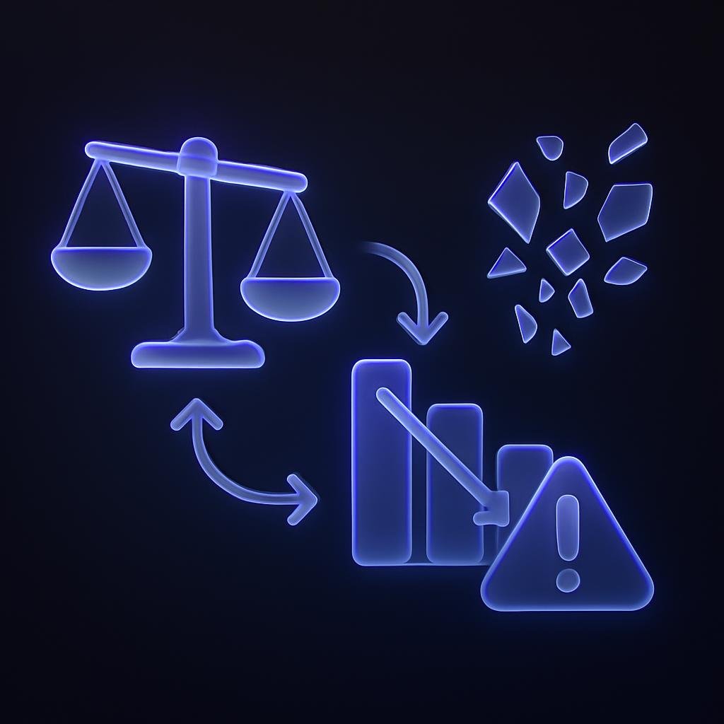 Diagram of leverage unwind process and associated risks.