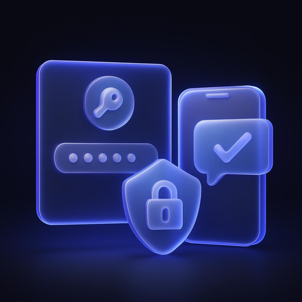 Illustration of 2FA Authentication process.